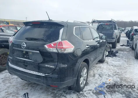 2015 Nissan Rogue Sv z USA, uszkodzony, nr VIN KNMAT2MV5FP546130